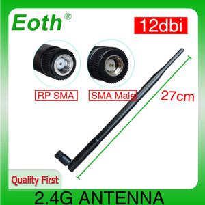 eoth 2.4G WiFi 안테나 12dBi pbx 안테나 2.4GHz IOT RP-SMA 커넥터 SMA MALE 고이득 무선 네트워킹 라우터 케이블 피그테일