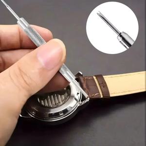 시계 수리 도구 합금 분할 더블 헤드 포크 금속 귀 배치 분해 조립 스트랩 교체 미세 조정 장치