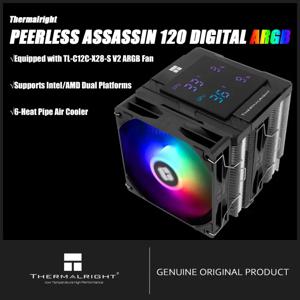 써멀라이트 피어리스 어쌔신 120 ARGB 디지털 블랙 CPU 공랭 쿨러 LGA1851/1700/115X/1200/ AMD AM4/AM5 지원