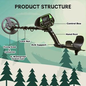 지하 금속 탐지기 GTX5030H GTX5030 보물 탐지기 금 회로 금속 탐지기 핫 세일 금, 동전, 보물 탐지