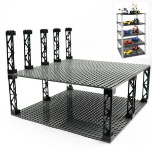 4pcs 도시 액세서리 기둥 군사 빌딩 블록에 대 한 하이테크 MOC 부품 어린이위한 크리스마스 선물 장난감