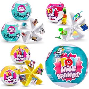 미니 브랜드 시리즈 ZURU 블라인드 박스 장난감, 어린이, 소년, 소녀용 정품 미니 생일 선물, 5 서프라이즈 장난감