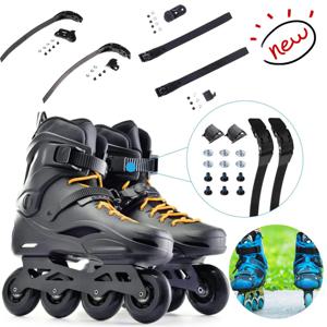 롤러 스케이트 스트랩 고정 스트랩 범용 Lnline 부품 안전 신발 교체 부품 조정 가능한 스케이트 신발 스트랩 액세서리