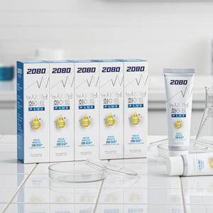 [꿀템농장] 2080 뉴샤이닝 화이트치약 140g x 5입