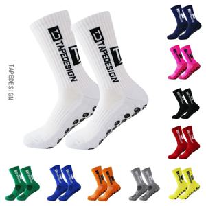 미끄럼 방지 땀 흡수 및 냄새 방지를 위한 고품질 접착 도트 1쌍 축구 양말 스포츠 양말 요가 양말