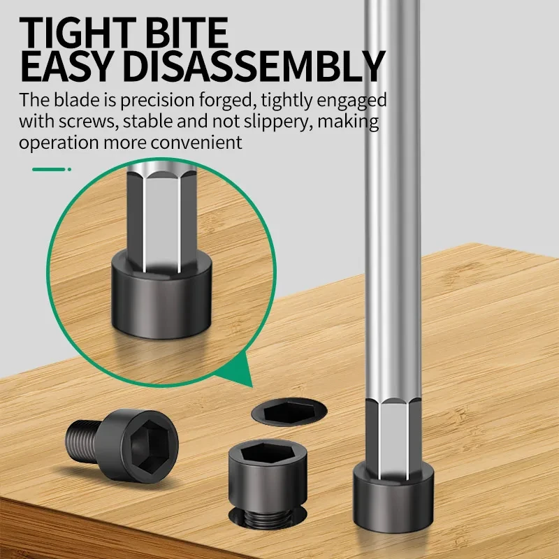 T/L 2.5/3/4/5/6/8/10mm Torx 스크루드라이버 T형 알렌 육각 렌치 크롬 스패너 T자형 수공구 확장 T-소켓 렌치