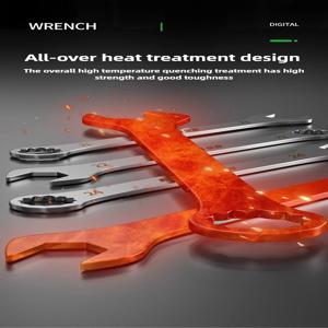 초박형 렌치 대형 오픈 엔드 렌치 매화 이중 목적 렌치 도매 4-27MM 국경 얇은 섹션 이중 목적