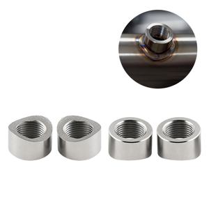 4PCS 범용 M18X1.5 O2 산소 센서 노치 너트 용접 번 스레드 304 스테인리스 스틸
