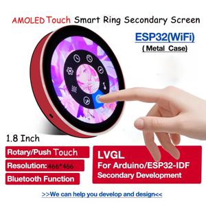 ESP32-S3 1.8인치 TFT LCD 터치 디스플레이 360×360 원형 터치 스크린 Deepseek AI Xiaozhi WiFi BLE5 Ar-duino LVGL 스마트 모듈