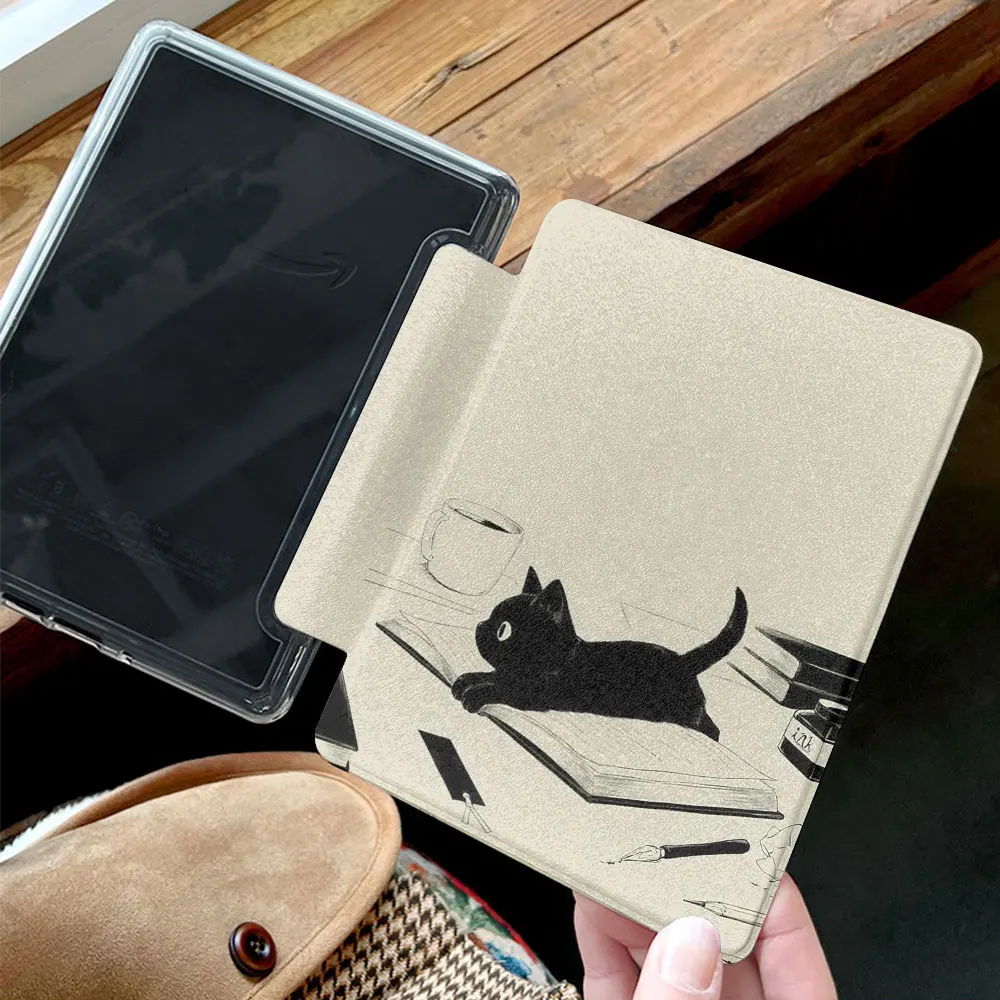 킨들 케이스 아크릴 백 쉘 핸드 스트랩 포함, 킨들 페이퍼화이트 기본형