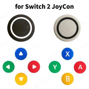 스위치 2 조이콘용 실리콘 D패드 버튼 캡 세트, 엄지 그립 캡, 방향 및 A/B/X/Y 버튼 커버, 스위치 2 액세서리