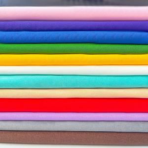 솔리드 컬러 4방향 스트레치 저지 원단 65인치 폭 DIY 바느질용 섬유 스포츠웨어 티셔츠 헤드 스카프 및 홈 데코레이션용