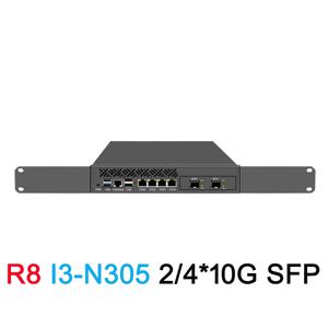 파트커 1U 랙 미니 PC 인텔 i3-N305 DDR5 2x10G SFP+ 4x i226-V 2.5G M.2 NVMe AES-NI 네트워크 라우터 서버 방화벽 어플라이언스