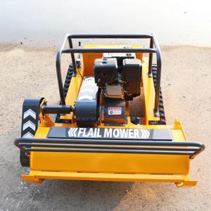 맞춤형 80cm 100cm 120cm 플레일 잔디깎이 강력한 디젤 엔진 가정 정원용 원격 제어 잔디깎이