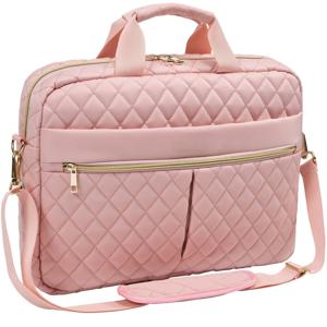 네시투 A4 블랙 핑크 이그제큐티브 14 15.6인치 노트북 남녀 공용 서류가방 비즈니스 핸드백 숄더 메신저 백 M31113