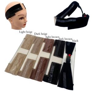 새로운 양면 실리콘 벨벳 금속 버클 미끄럼 방지 헤어밴드 가발 고정용 가발 액세서리