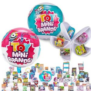 Zuru 5 서프라이즈 미니 브랜드 캡슐 장난감 미스터리 블라인드 박스 패션 서프라이즈 볼 실제 미니어처 인형 Collectible Toys Gifts