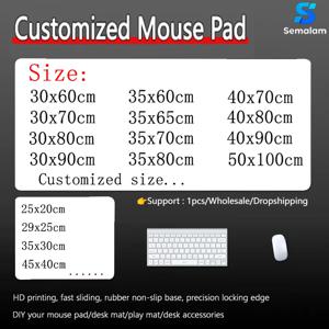 맞춤형 마우스 패드 HD 프린트 대형 플레이매트 게이밍 커스텀 매트 XXL 사이즈 게이머 오피스 마우스패드 OEM 로고 대량 드롭쉬핑 데스크 매트