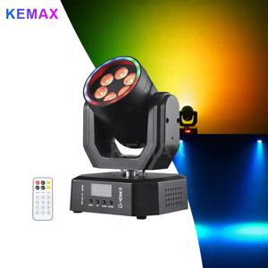 30W 디스코 파티 조명 리모컨 미니 LED 빔 RGBW 회전 DJ 모바일 스트로브 DMX512 무대 조명 클럽 행사 댄스용