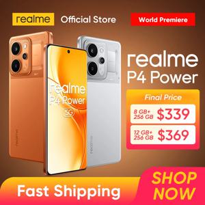 [월드 프리미어] realme P4 Power 5G 스마트폰 10001mAh 배터리 80W 충전 50MP 소니 OIS 카메라 6.8인치 144Hz 커브드 디스플레이 NFC