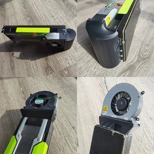 1Pcs 직접 송풍 터보팬 방열판 팬은 Nvidia Tesla P40 M40 P100 V100 그래픽 카드 U자형 터보 팬에 적합합니다.