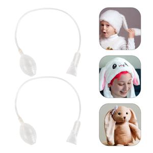 4pcs 무빙 이어 햇 DIY 에어백 교체용 토끼 머리띠 귀마개 귀덮개 가볍고 휴대 가능한 애니메이션 토끼 귀 파티용품