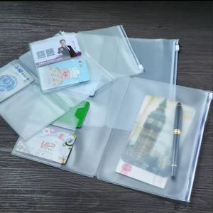 Moterm PVC Zipper bag For Traveler Notebook Accessory card holder bag storage Standard/Pocket/Passport for cowhide diary