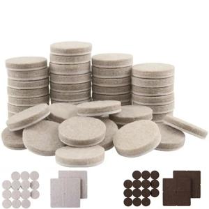 펠트 의자 다리 패드, 5mm 두께 바닥 스크래치 보호 매트, 무소음 미끄럼 방지, 자체 접착 DIY 가구 액세서리, 20mm
