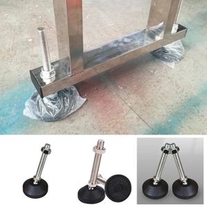 4pcs M8 M10 M12 M16 방향 조정 발 나일론 범용 발굽 고정 앵커 컵 알루미늄 프로파일 용 DIY 하드웨어