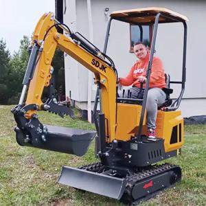 미니 굴삭기 CE EPA 엔진 농장용 1000kg 가정용 1톤 2톤 가격 유로 5 크롤러 미니 굴착기 공장 맞춤형 소형 굴삭기