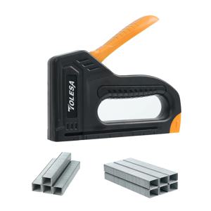 TOLESA 라이트 듀티 스테이플 건 목재 장식품 스테이플 건 1200PCS 스테이플 패브릭 스테이플러 건 공예 DIY 장식