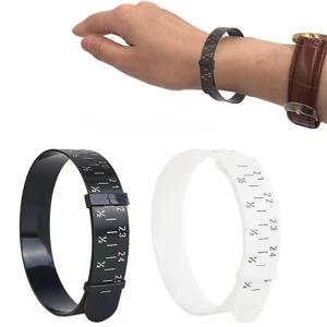 ABS 플라스틱 팔찌 팔찌 게이지 Sizer 15 ~ 25cm 쥬얼리 측정 테이프 손목 크기 도구 보석 팔찌 만들기 도구