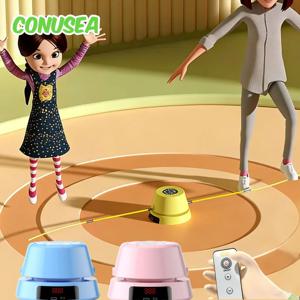 전기 줄넘기 기계 자동 원격 제어 줄넘기 디지털 카운터 실내외 운동 장난감 어린이용 게임