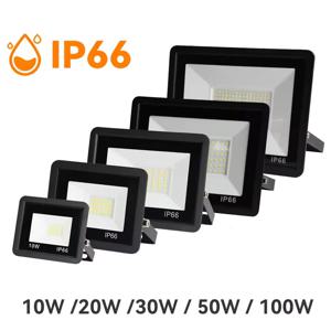 LED 홍수 빛 IP66 방수 AC220V 10W 20W 30W 50W 100W 150W 200W 300W 스포트라이트 정원 거리 게이트 벽 투광 조명 야외