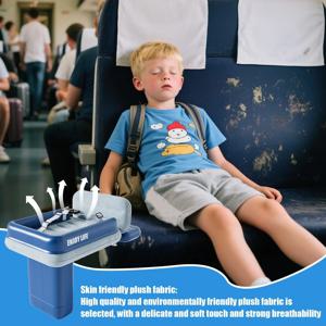 유아용 비행기 모양 에어매트, 접이식 휴대용 유아용 에어 침대, 어린이집, 비행기 여행, 캠핑용