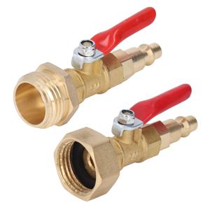 Winterize Blowout Fitting Winterizing 퀵 어댑터 1/4in 남성 퀵 커넥터 RV 요트용 안티에이징 3/4in 남성 GHT 스레드