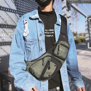 캐주얼 옥스포드 천 크로스백 남성 패션 싱글 숄더백 사선 백팩 스트릿 트렌드 지퍼 잠금 레저용