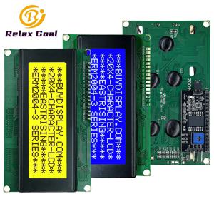 LCD2004A I2C/IIC LCD 디스플레이 모듈 20x4 문자 HD44780 LCD I2C 2004A 직렬 인터페이스 어댑터 Arduino용 파란색/녹색 화면