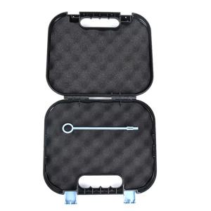 ​   전술용 권총 안전 상자, 글록 및 권총용 패딩 폼이 있는 하드 쉘 잠금 가능 총 케이스