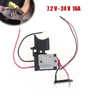 DC 21-25V 전기 드릴 방진 속도 제어 푸시 버튼 트리거 스위치 리튬 배터리 드릴 속도 제어 트리거 스위치