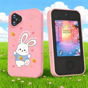 [스마트폰] 2.8인치 여아용 키즈 스마트폰 |   듀얼 카메라 |   USB |   600mA 배터리 |   게임&음악&알람&계산기, 어린이 카메라 어린이 카메라 장난감 카메라 아기 카메라 어린이카메라폰아기 장난감카메라 어린이용 카메라