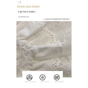 패션 플라워 레이스 레이어드 거즈 스커트 Y2K 스트리트웨어 레이스업 플리츠 레이스 퍼프 커튼 에이프런 랩 스커트