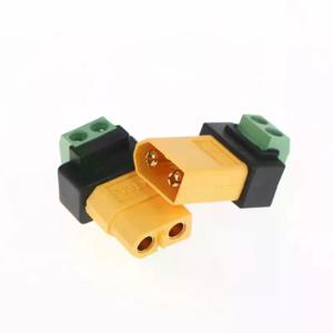 XT60 남성 여성용 2핀 터미널 어댑터 무땜납 충전 커넥터 UAV 밸런스 충전기 태양광 패널 모델 장치용