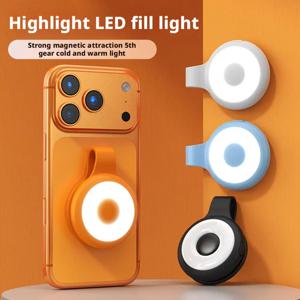 마그세이프 아이폰용 자석 라이트 3가지 라이트 모드 휴대용 충전식 배터리 컴팩트 LED 폰 라이트