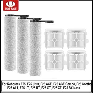 로보락 F25 ACE F25 울트라, F25 콤보/ ALT/ LT/ RT/ GT/ XT/ BX 나스 교체용 브러시 롤 (습식 및 건식 진공 청소기 부품)