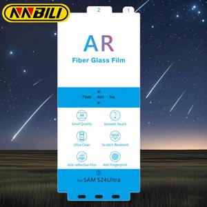 NNBILI 1-2개 HD 반사 방지 필름 삼성 갤럭시 S26 울트라 S25 S24 울트라 눈부심 방지 스크린 보호 필름 AR 섬유 필름