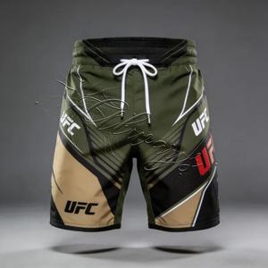 2026년 신형 UFC 정품 파이팅 나이트 옥타곤 케이지 복싱 빠른 건조 통기성 반바지 남성 패션 이벤트 스포츠 반바지