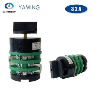 8 위치 로터리 스위치 KDHC-32/3X8 용접기 캠 스위치 AC50Hz 32A 3 극 녹색 범용 전환 용접기