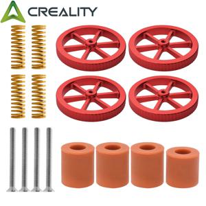 3D 프린터 히트베드 레벨링 키트 알루미늄 핸드 트위스트 레벨링 너트 + 스프링 + 실리콘 컬럼 18mm 16mm Ender 3/Ender 5/CR-10