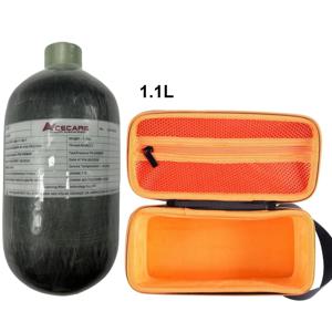 ACECARE 탄소 섬유 실린더 고압 탱크, 압축 미니 HPA 다이빙 스쿠버 탱크, M18 * 1.5, 4500Psi 300Bar, 1.1L